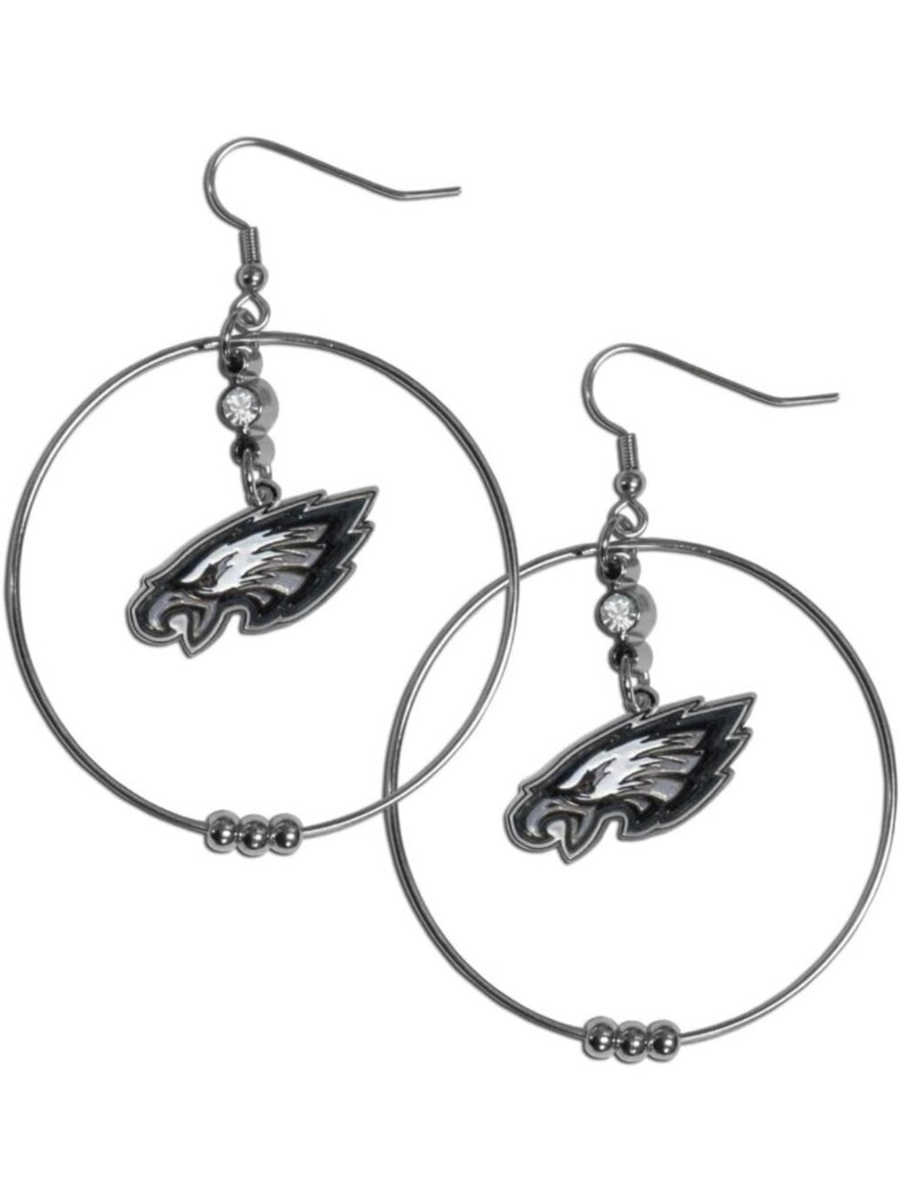 Stylish NFL 2-Inch Hoop Earrings | Statement Jewelry for Game Day & Casual Wear